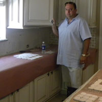 Home Remodeling expert - George Villarreal On The Job